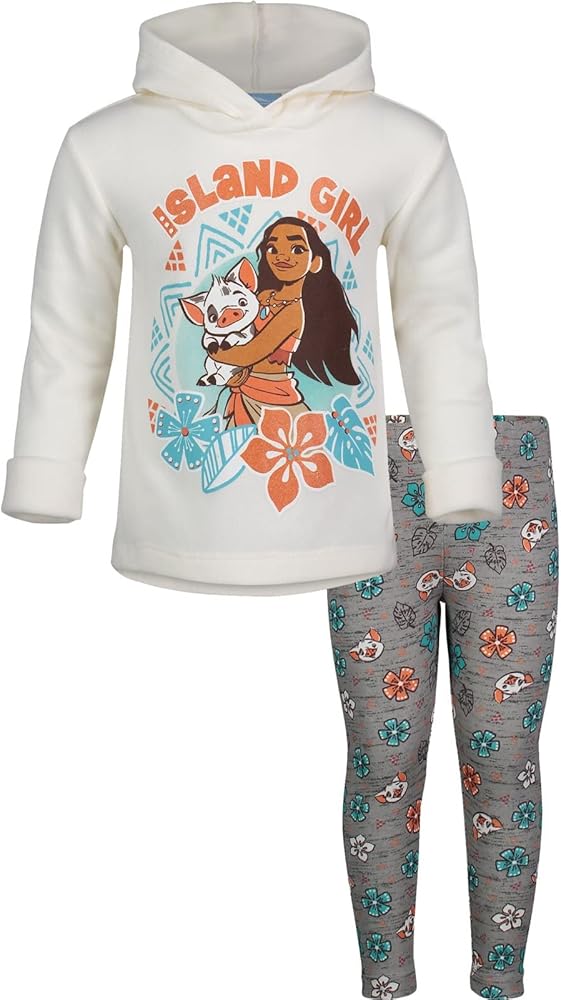 Disney Moana Pullover Hoodie and Leggings Outfit Set Infant to Big Kid