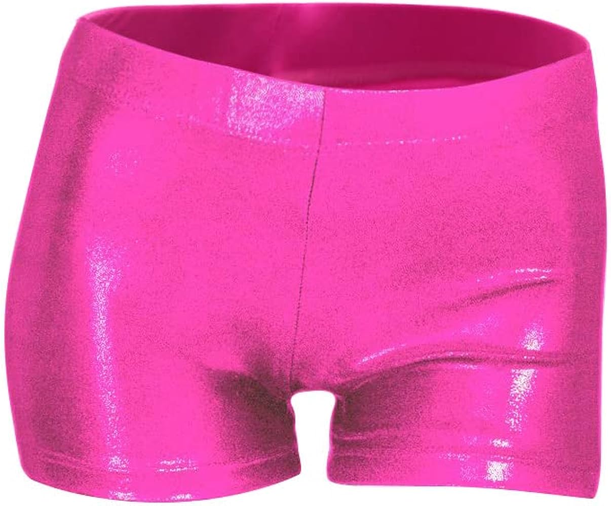 Aosva Little Big Girls' Sparkle Dance Tumbling Athletic Gymnastics Short 2-14Years