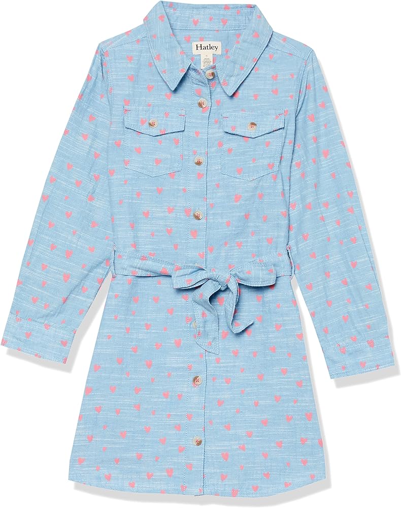 Hatley Girls' One Size Button Down Dress