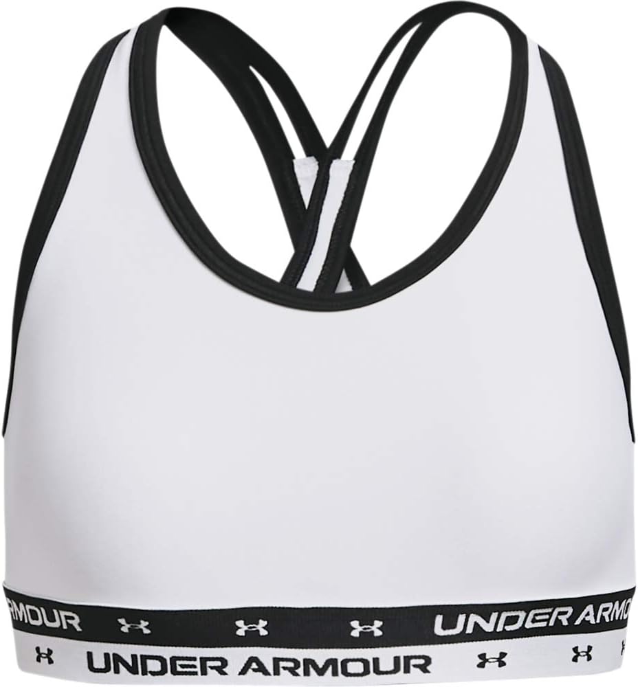 Under Armour Girls' Crossback Solid Bra