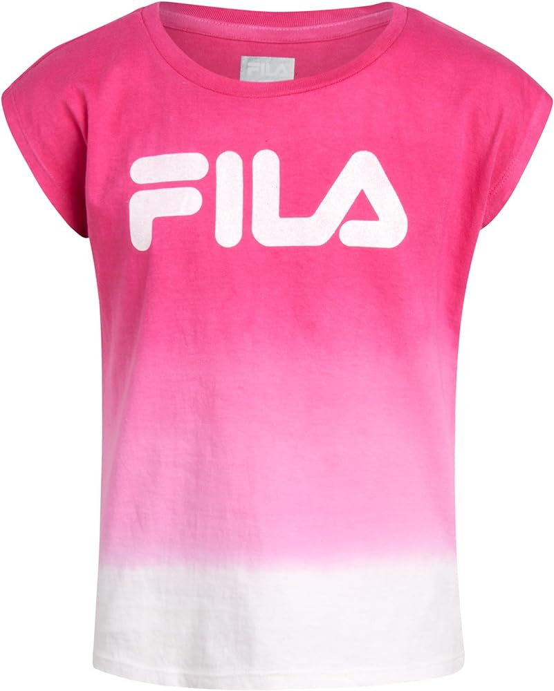 Fila Girls' Active T-Shirt - Lightweight Performance Shirt for Girls - Kids Athletic Sports Tee (Size: 7-16)