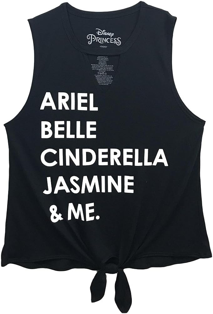 Disney Junior Princess Ariel Belle Cinderella and Me Tank Top