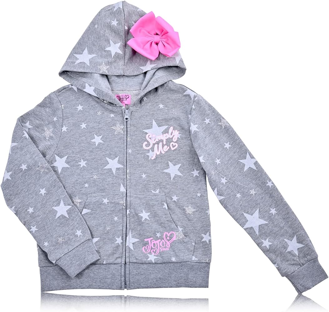 Nickelodeon Girls JoJo Siwa Clothing Set JoJo Siwa Hoodie, Sweatpants and Tee Set