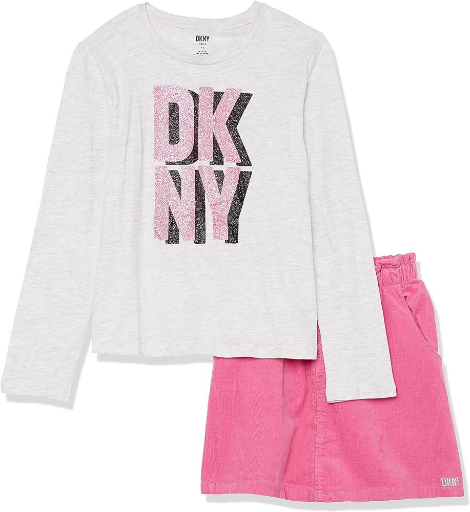 DKNY Girls' Casual Two-Piece Skirt Set