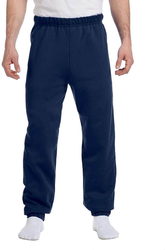 Jerzees Youth 8 oz., 50/50 NuBlend Sweatpants, Large, J NAVY