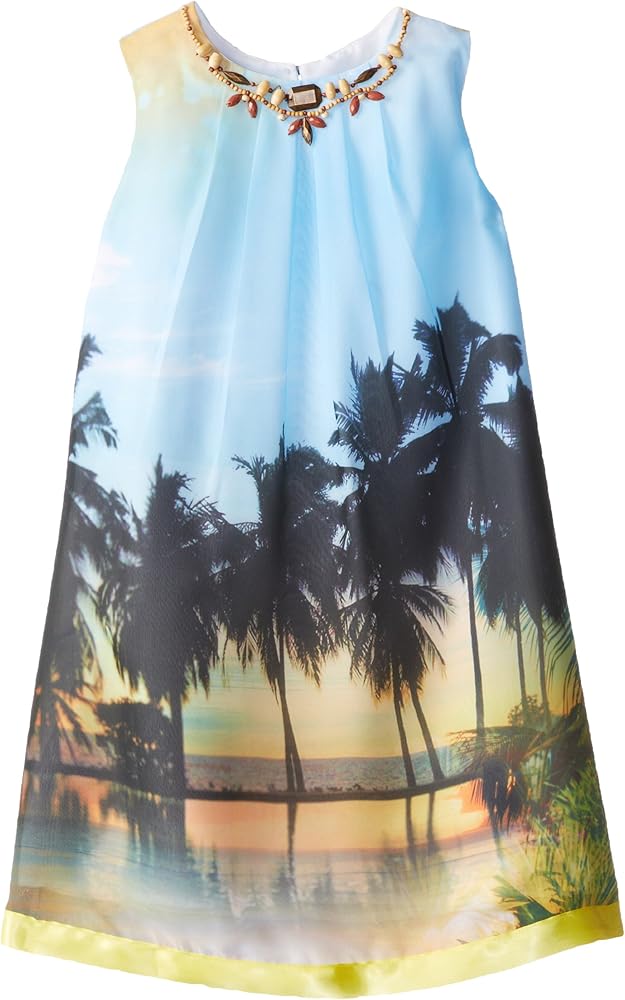 Big Girls' Sublimated Chiffon Dress