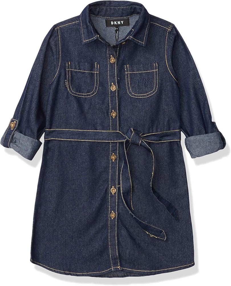 DKNY Girls' Casual Dress