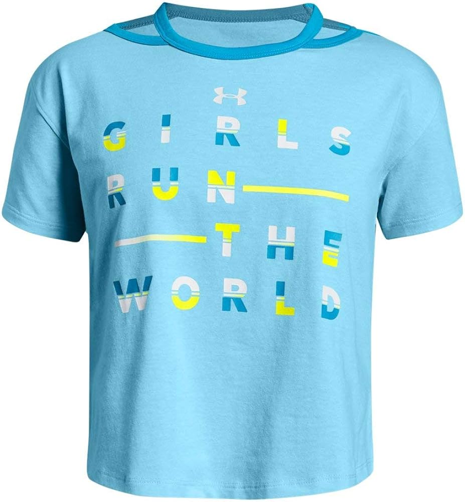 Under Armour Girls Finale Tee Run The World