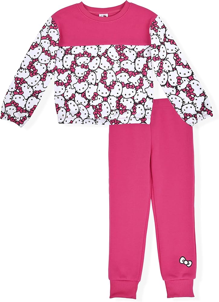 hello Girls Kitty Girls Jogger Set