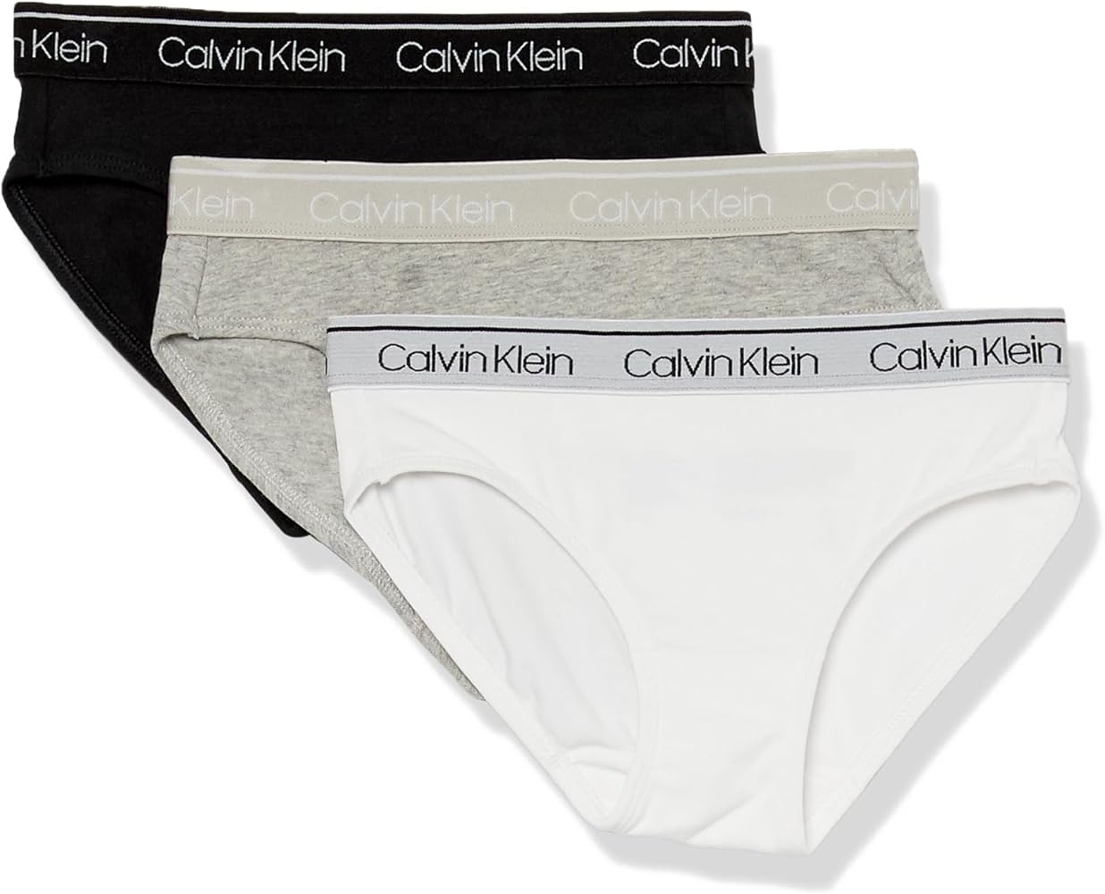 Calvin Klein Girls' Modern Cotton Bikini, Multipack