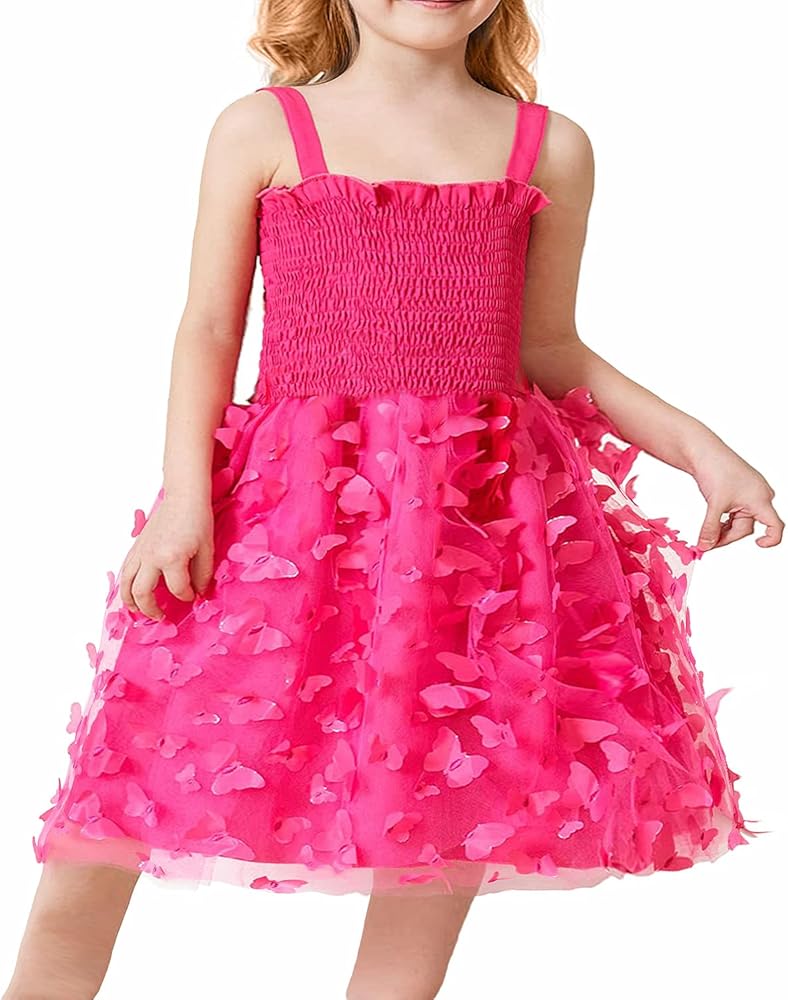 HNXDYY Baby Girl Tulle Dress Casual Summer Ruffles Princess Dresses