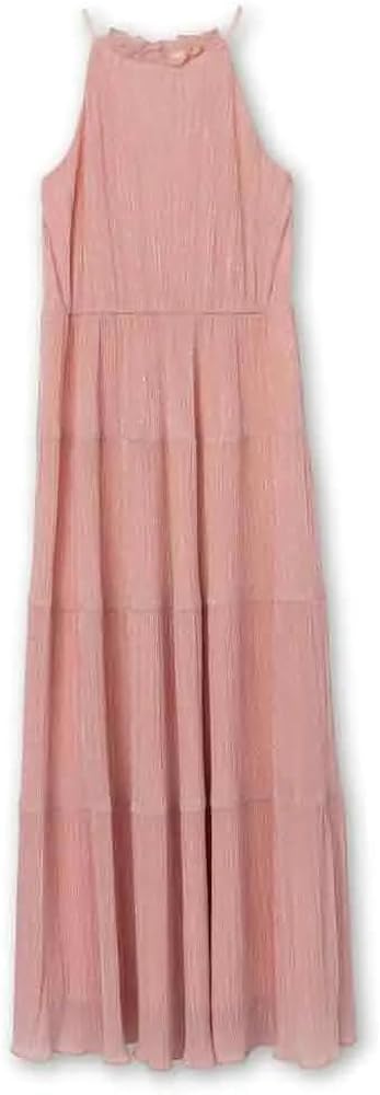 Speechless Girls' Sleeveless Pleated Chiffon Maxi Dress