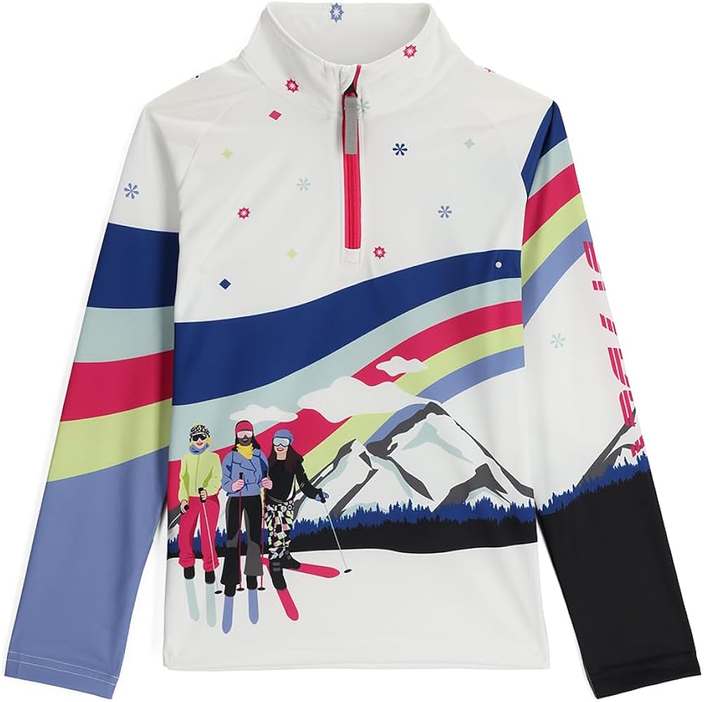 Spyder Girls Surface Half Zip T-Neck