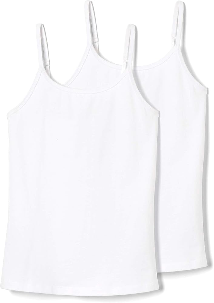 French Toast Girls' 2-Pack Basic Cami Tops