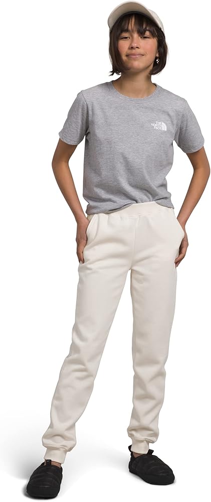 THE NORTH FACE Girls' Camp Fleece Jogger, Gardenia White, X-Large