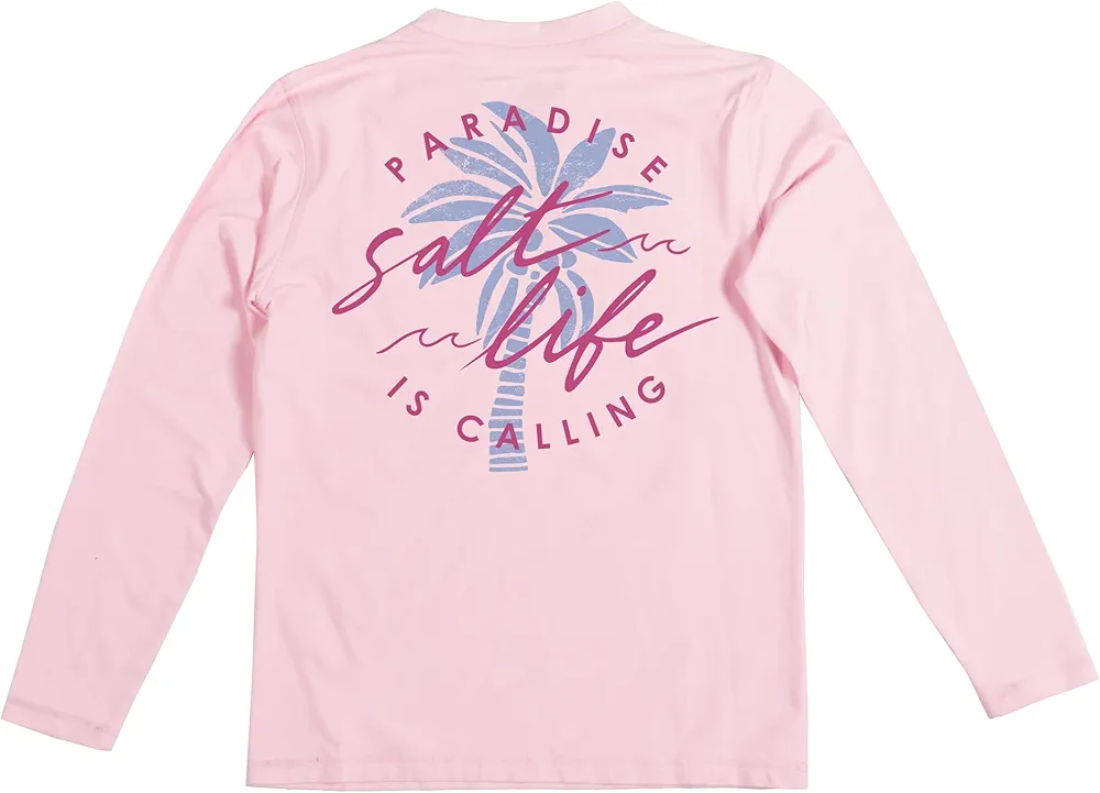 Salt Life Girls' Hear The Call Youth Long Sleeve Performance Shirt