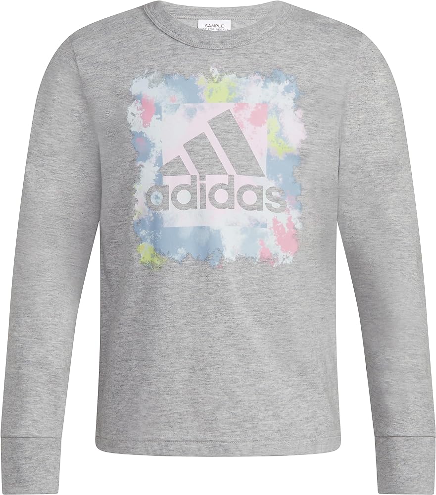 adidas Girls' Long Sleeve Regular Fit Tee