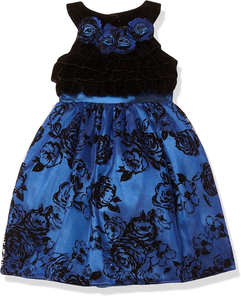 Girls' Sleeveless Flower Dress with Jacket