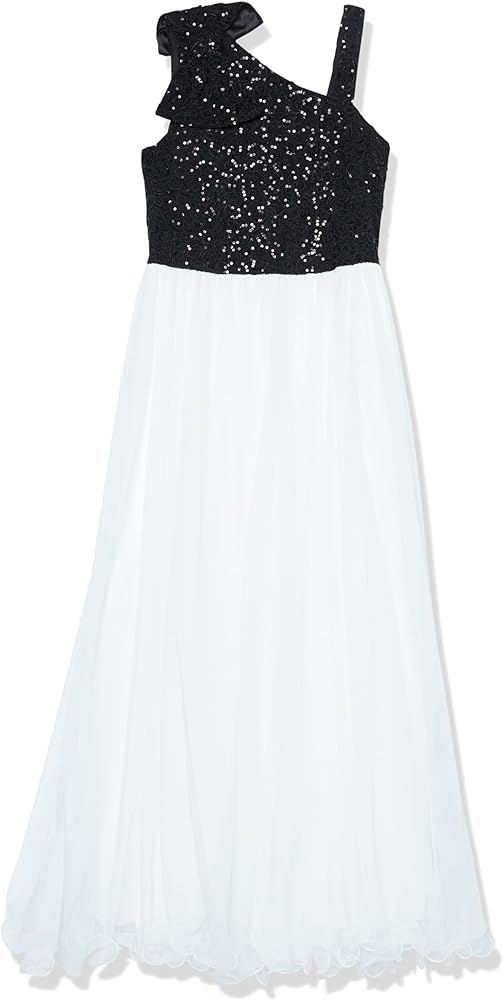 Speechless Girls' One Shoulder Maxi Formal Party Dress