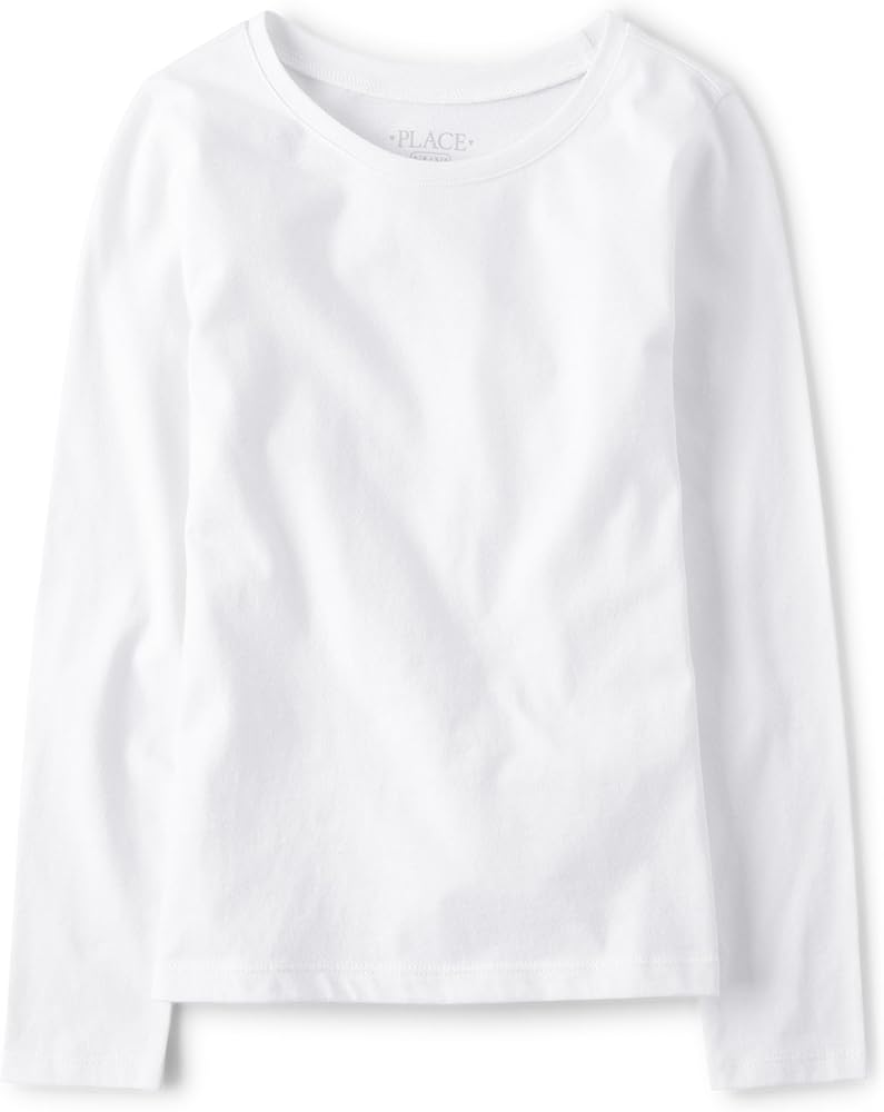 The Children's Place Girls' Basic Long Sleeve Layering Tees