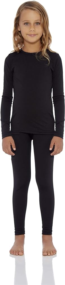 Rocky Thermal Underwear for Girls, Long Johns Fleece Lined Set, Shirt & Pants, Base Layer w/Leggings/Bottoms Ski/Extreme Cold