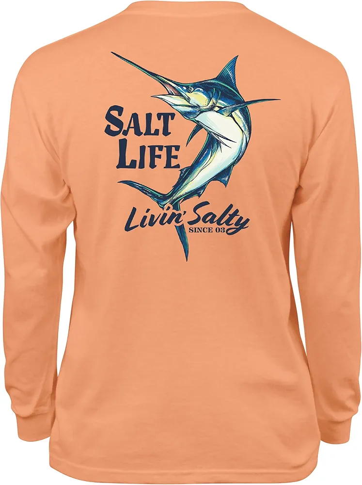 Salt Life Girls' Youth Marlin Twist Long Sleeve Tee