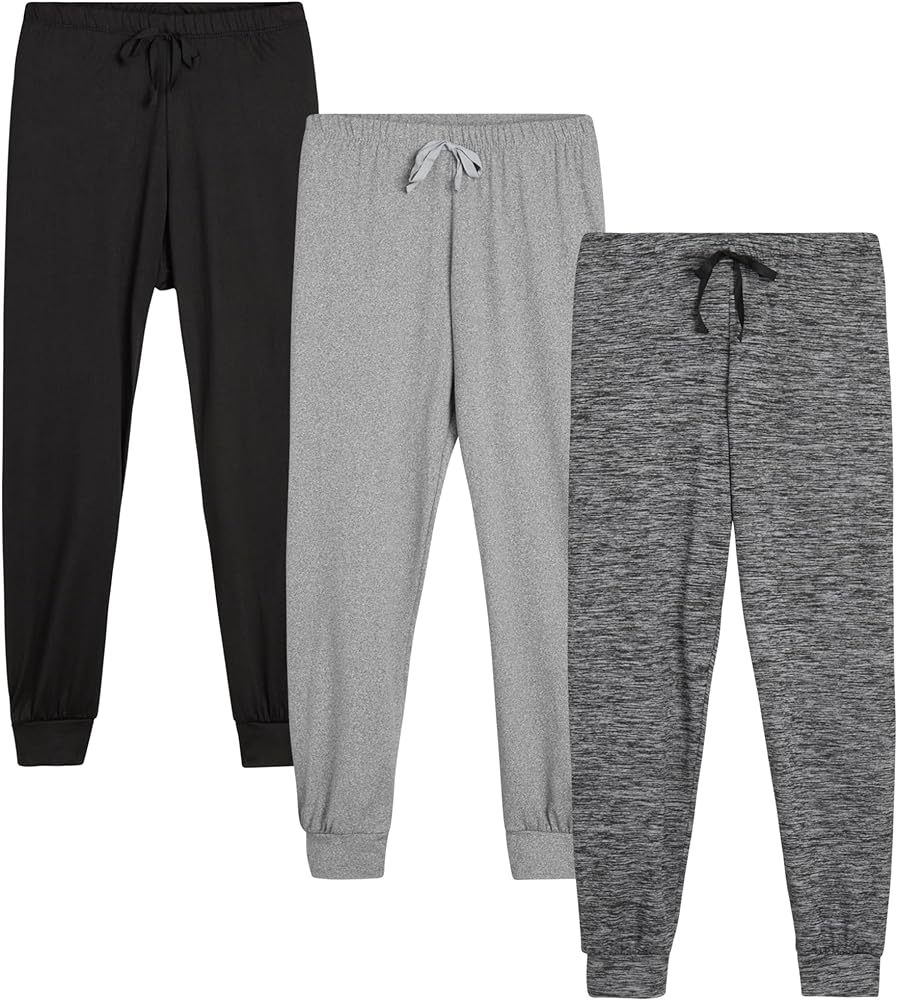 Sweet Hearts Girls' Sweatpants - Super Soft Athletic Performance Joggers: Made in USA (3 Pack)