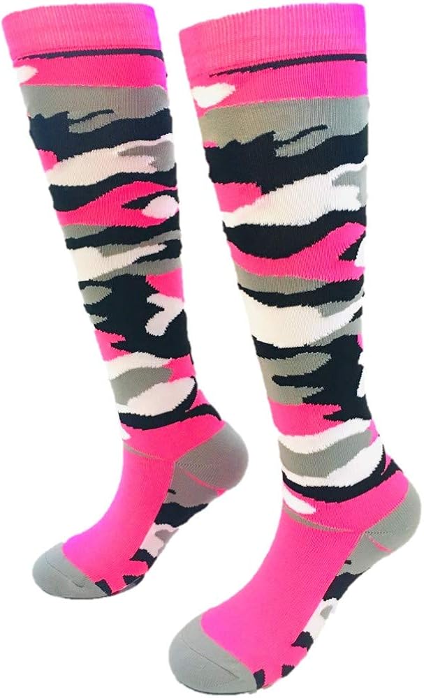 Youth Team Sports Athletic Socks Over-the-Calf Softball/Soccer/Volleyball - Camo