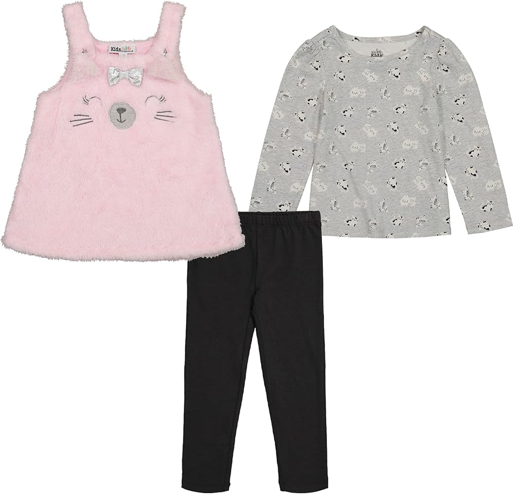 Kids Headquarters girls 3 Pieces Jumper Set