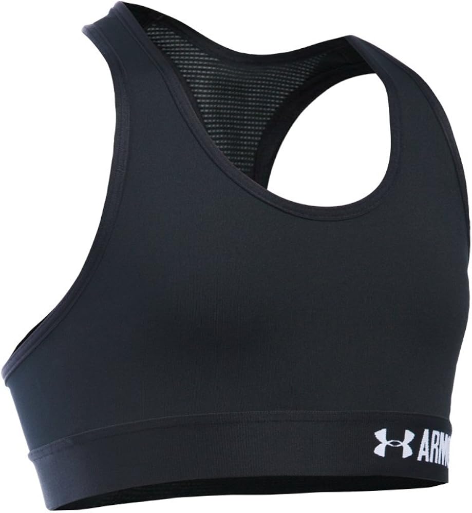 Under Armour Girls Heatgear Armour Solid Sports Bra