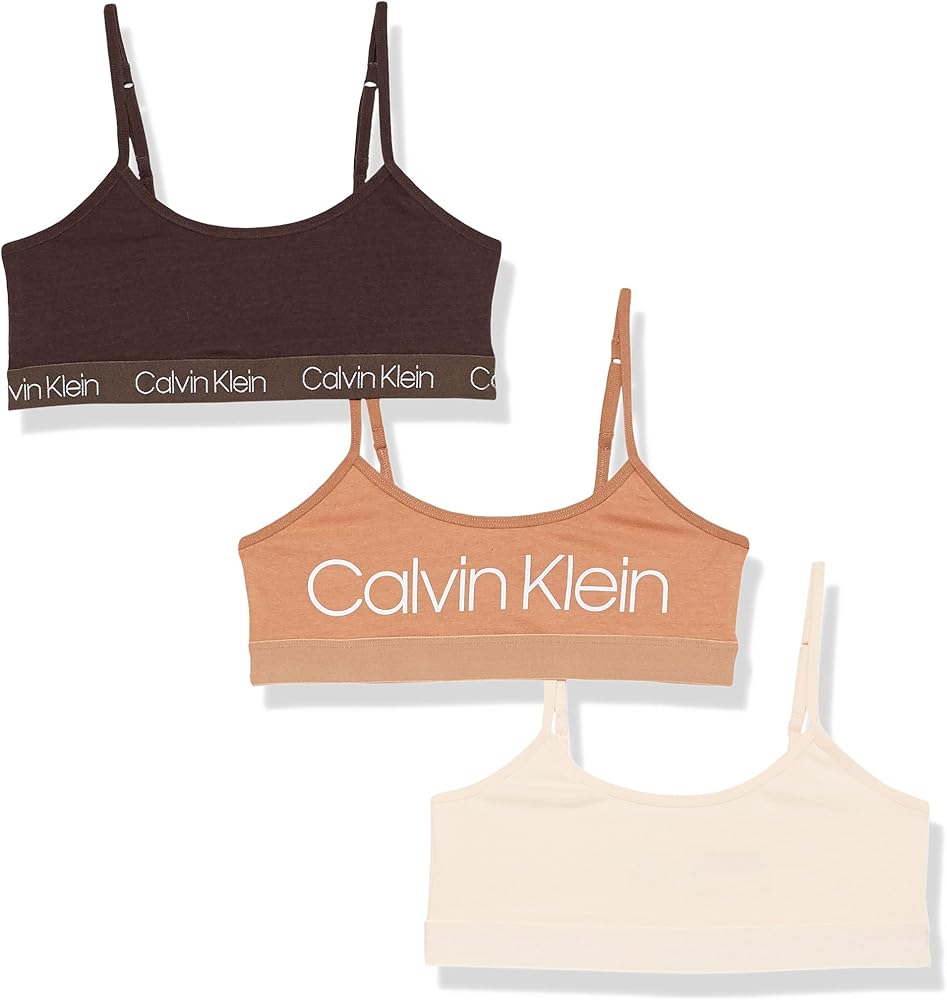 Calvin Klein Girls' Modern Cotton Crop