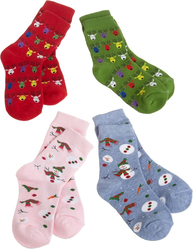 Country Kids Little Girls' 4 Pack Christmas Combination