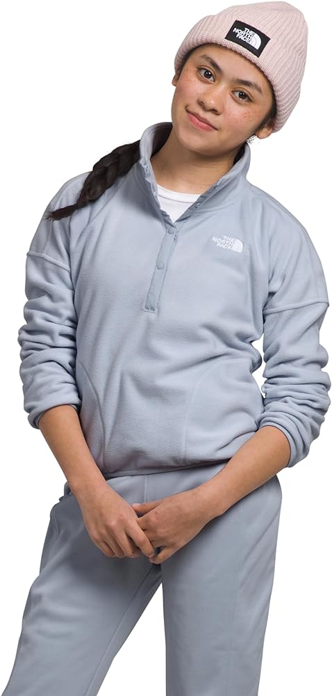 THE NORTH FACE Girls' Glacier Fleece Pullover, Dusty Periwinkle, X-Large