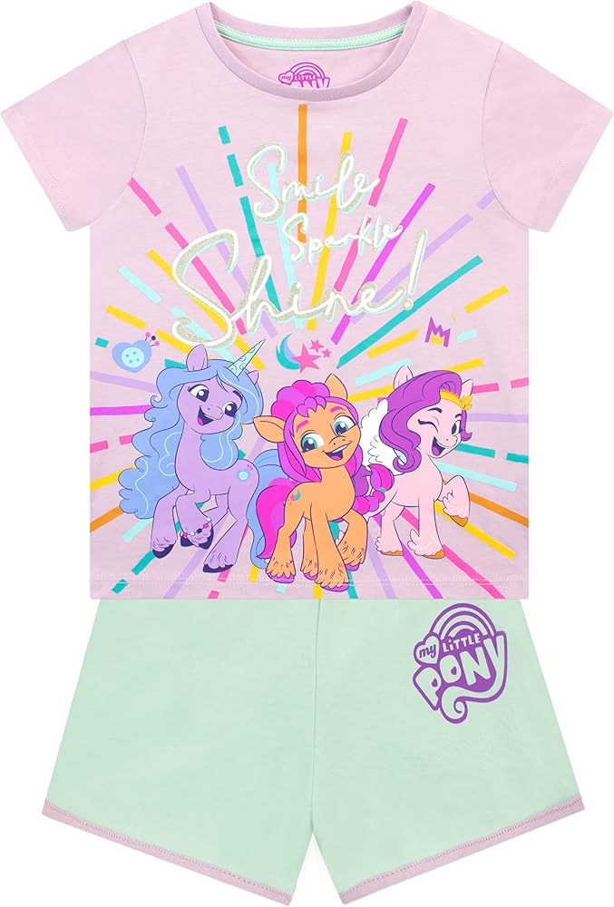 My Little Pony Girls' Top and Shorts Set