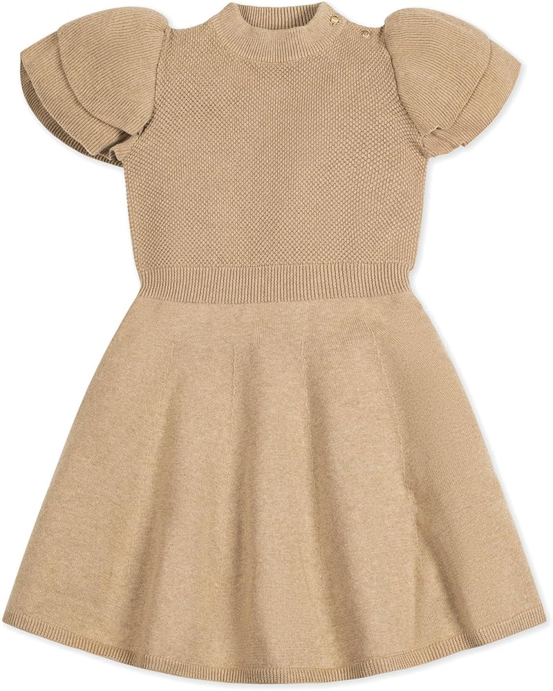 Hope & Henry Girls' Milano Tipped Sweater Dress