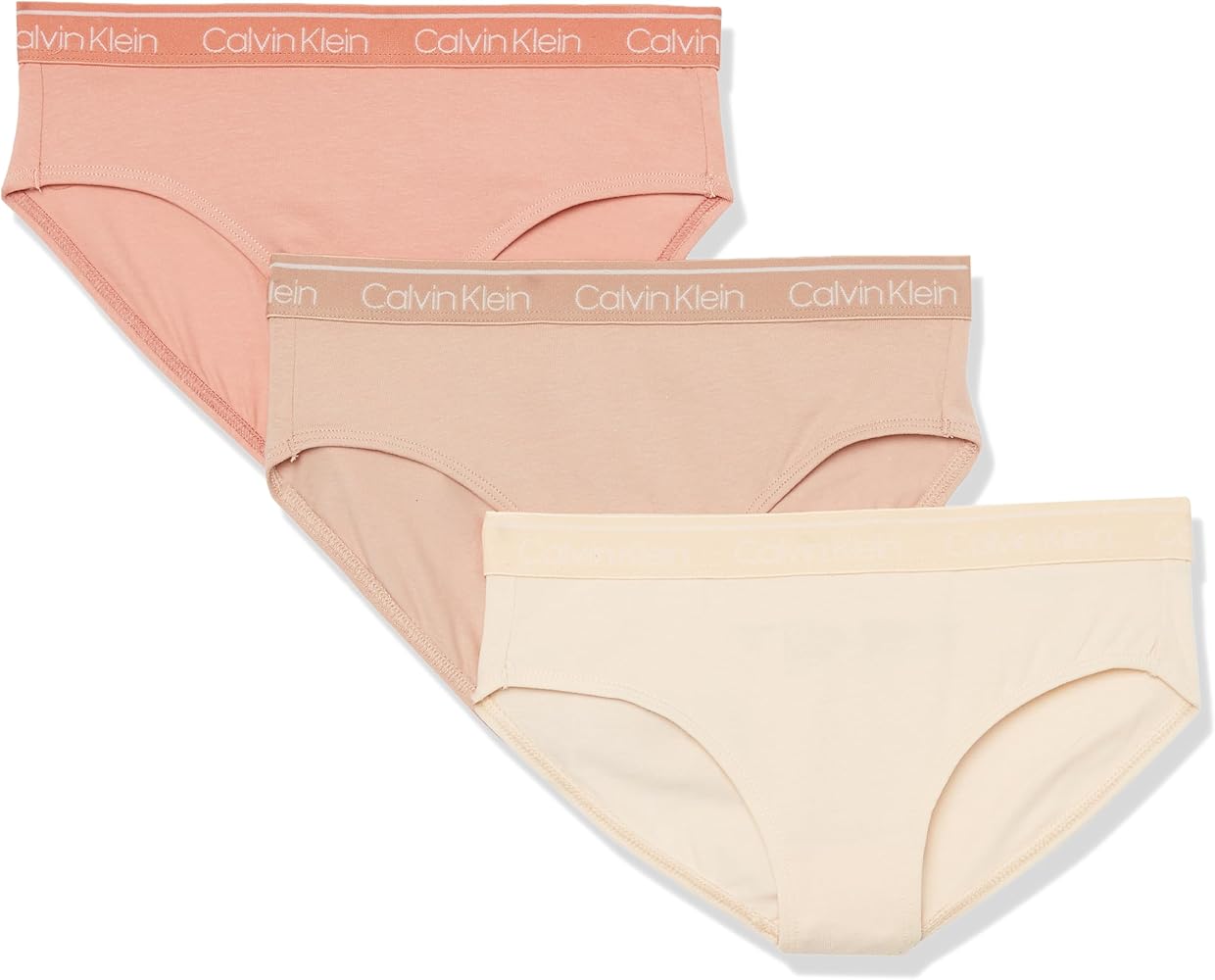 Calvin Klein Girls' Modern Cotton Bikini, Multipack