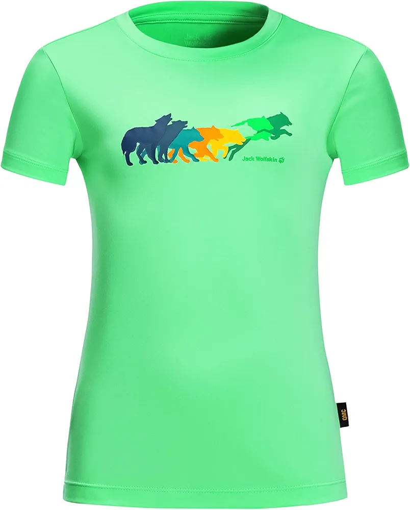 Jack Wolfskin Unisex-Child Standard Jumping Wolf T K