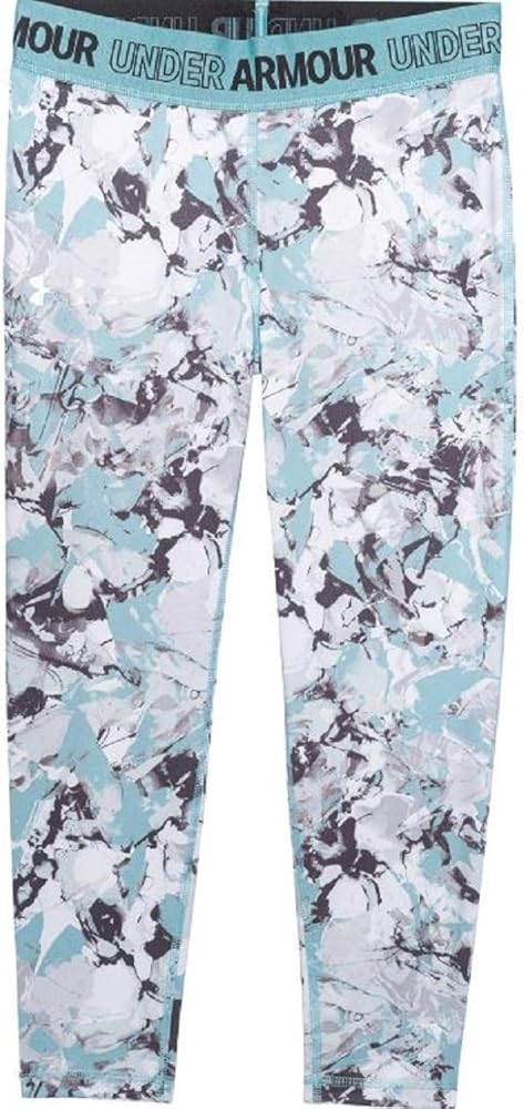 Under Armour Girls HeatGear Printed Crop Leggings