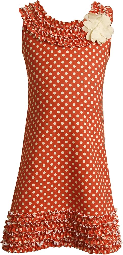 Bonnie Jean Little Girls' Knit Allover Mini Dots Sundress