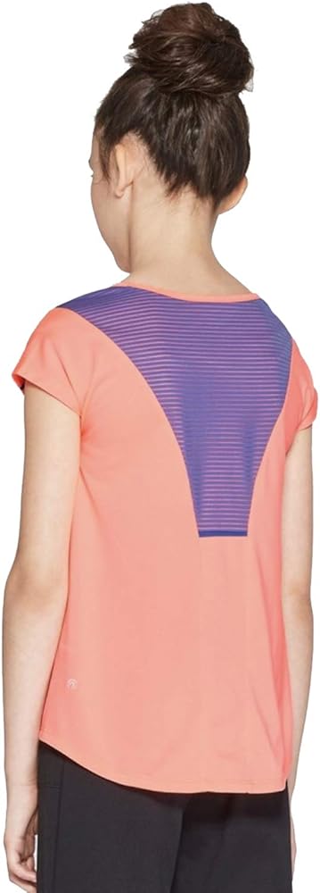 Champion C9 Girls' Performance Tech T-Shirt - (Orange, S 6-6X)