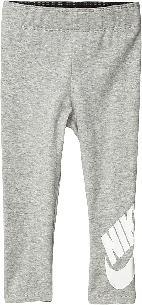 Nike Sportswear Leg A See Leggings (Toddler) Dark Grey Heather