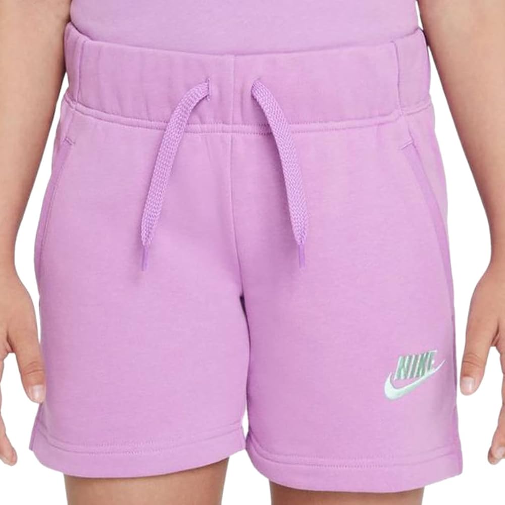 Nike Girl's 5" Sportswear Club Fleece Shorts (Little Kids/Big Kids)