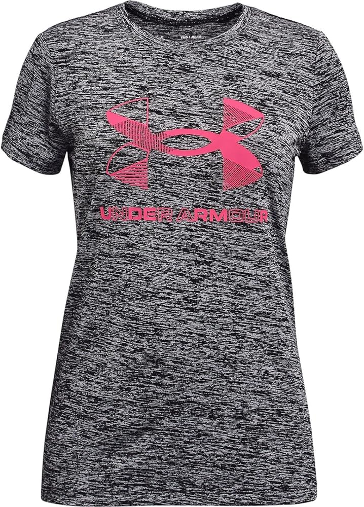 Under Armour Girls' Tech Graphic Big Logo Short-Sleeve T-Shirt