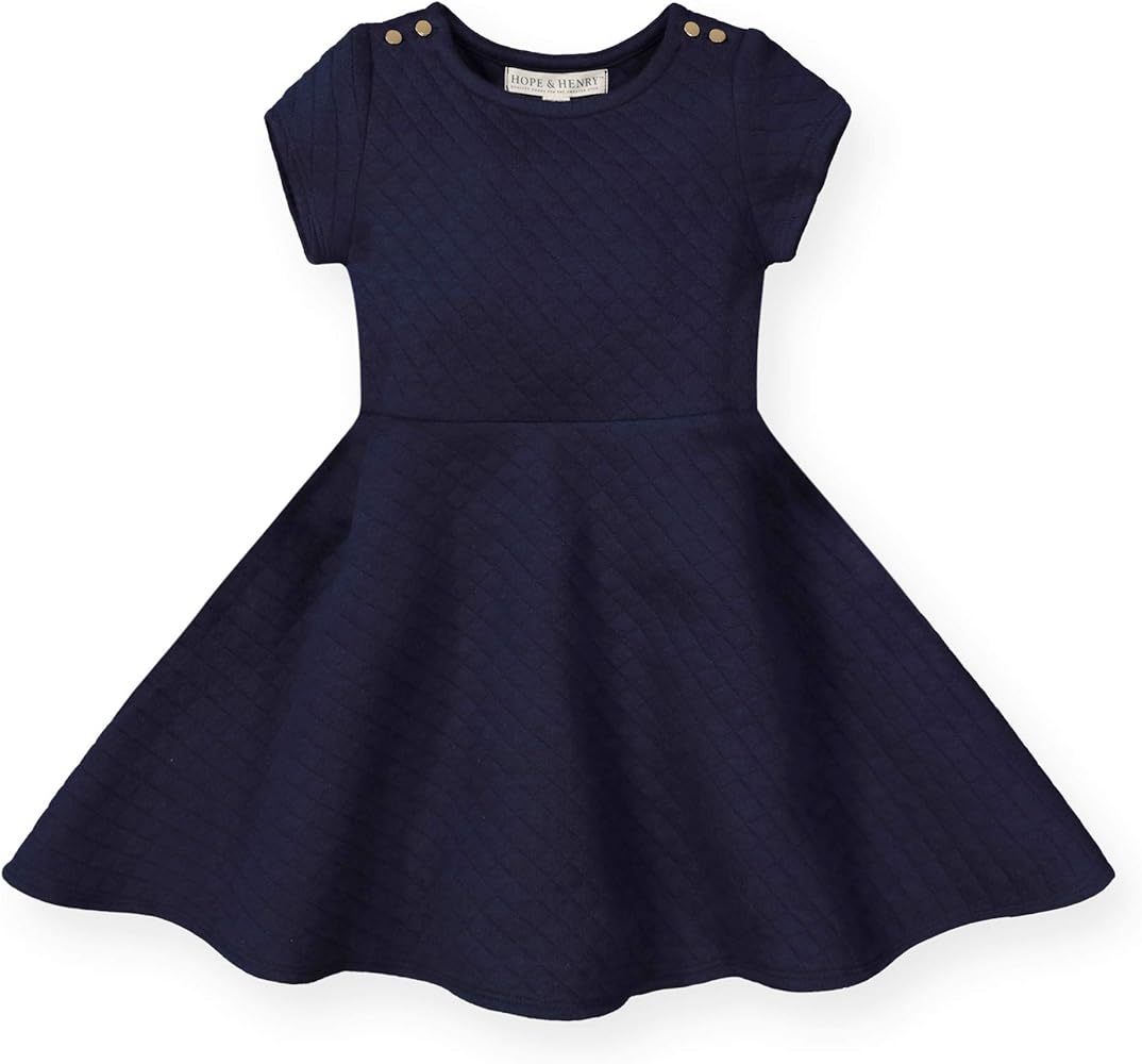 Hope & Henry Girls' Matelasse Dress