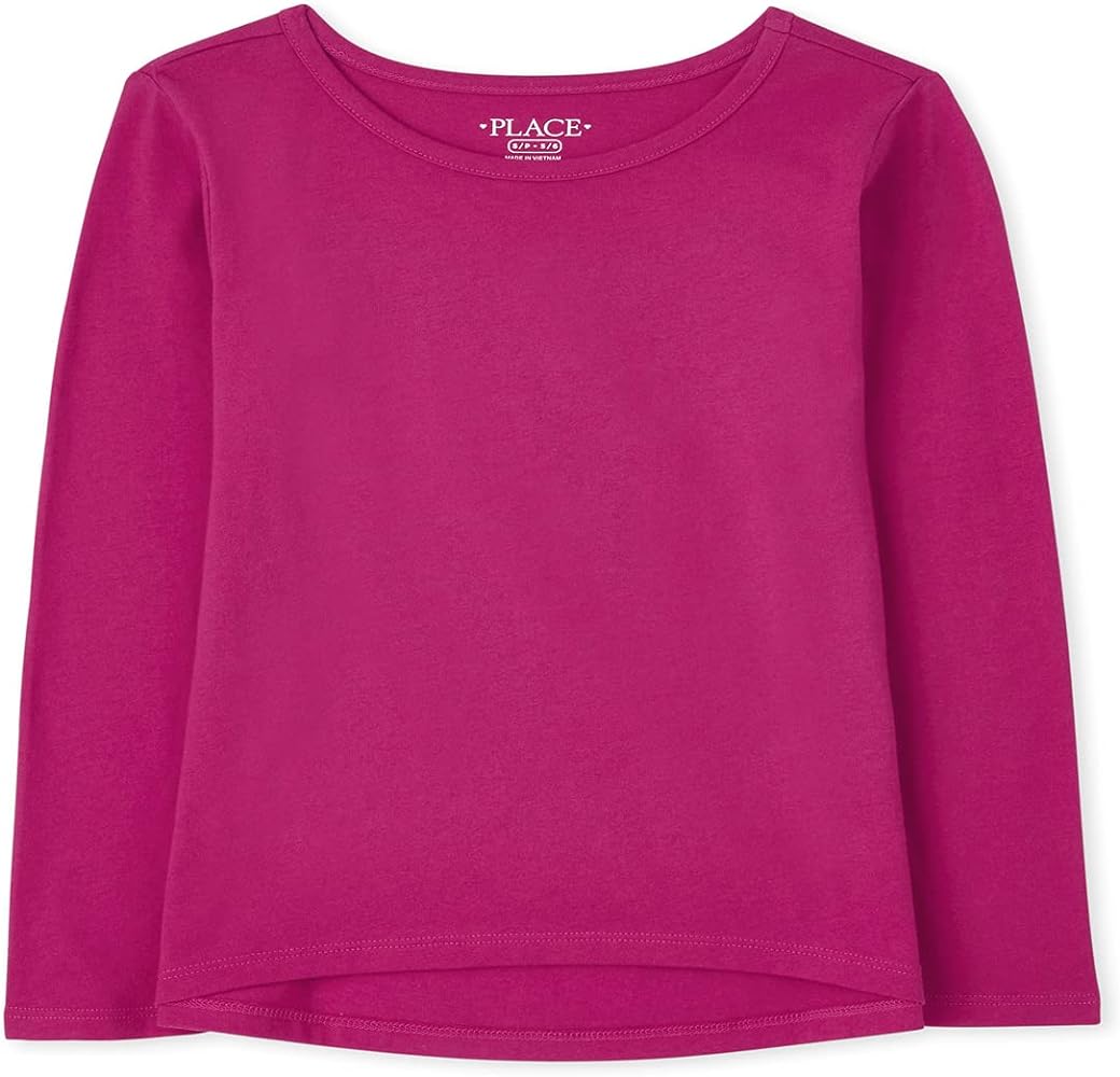 The Children's Place Girls' Long Sleeve Basic Layering Tee