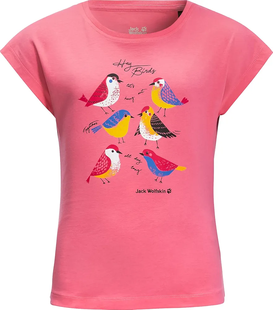 Jack Wolfskin Unisex-Child Tweeting Birds T G