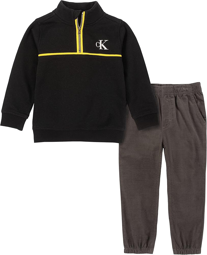 Calvin Klein Baby Boys 2 Pieces Pant SetBaby and Toddler Layette Set