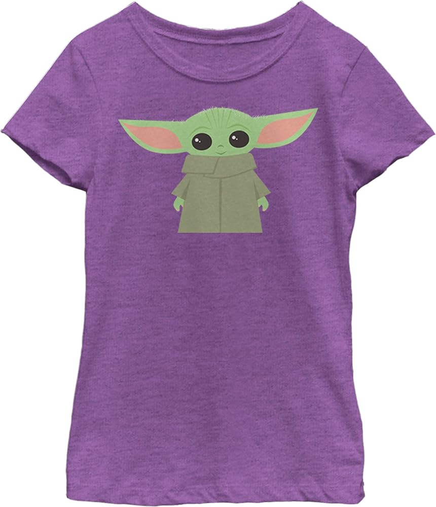 The Mandalorian Girl's Star Wars Simple Grogu Animation T-Shirt