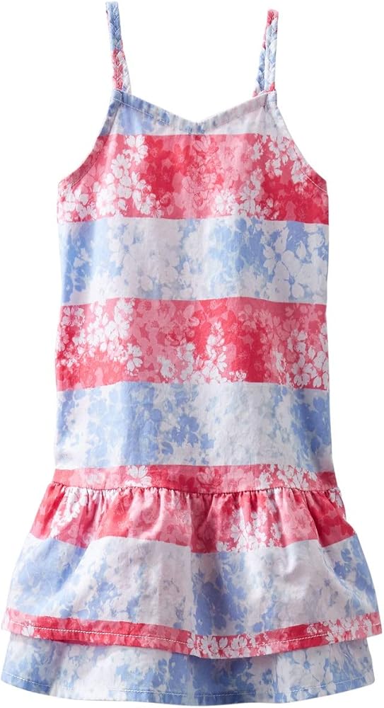 OshKosh B'Gosh Little Girls' 2-Piece Striped Dress - Floral - 2T