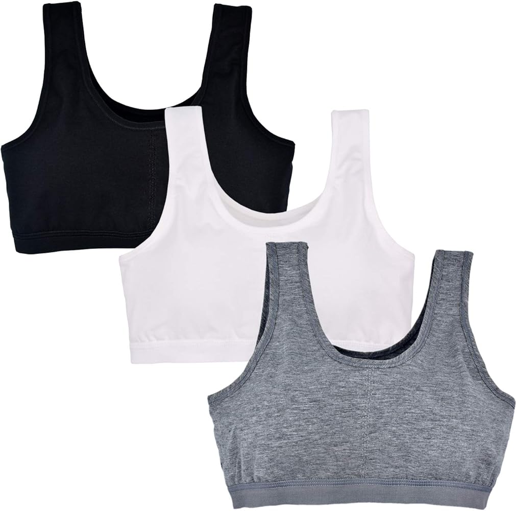 Girls Bras 10-12 14-16 Padded Training Cami Bras